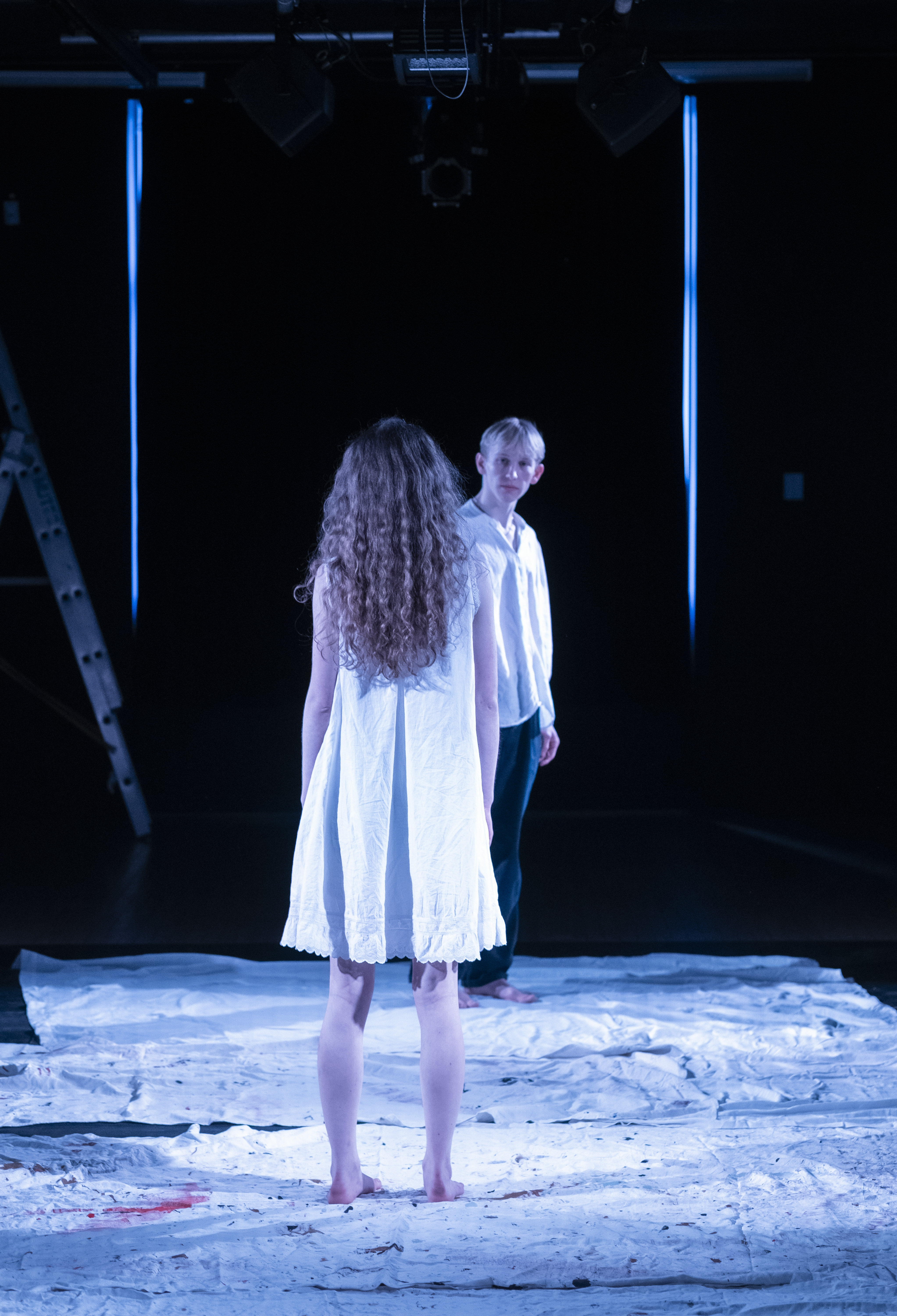 Eurydice and her father reunited in the underworld.